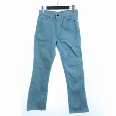 リーバイス Levi's 517-10 カラーパンツ フレアデニム ジーンズ ジップフライ コットン 青系 ブルー系 W28L34 ■GY12