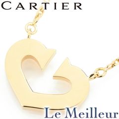 カルティエ シーハート ネックレス K18 Cartier 中古 プレラブド 返品OK