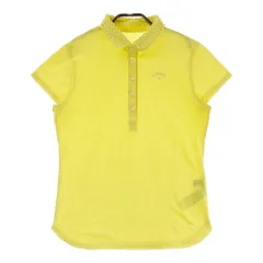 サイズ：L CALLAWAY キャロウェイ  半袖ポロシャツ レース イエロー系 [240101440021] ゴルフウェア レディース ストスト