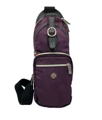 Orobianco オロビアンコ ボディバッグ パープル×ブラック 中古 D4