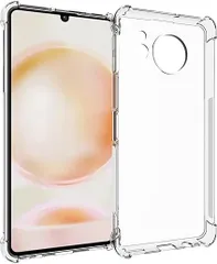 【在庫処分】AQUOS sense8 用 ケース アクオスセンス8 用 カバー ソフト クリア TPU SH-54D SHG11 SH-M26 用 ハンバー ストラップホール 透明 衝撃吸収ポケット内蔵 耐衝撃 SMPURF SPCAS8のサムネイル