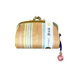 がま口 小銭入れ 伊達がま口 博多織 鈴付き 箱入り 和風 おしゃれ 西村織物 がまくち コインケース 日本製 財布 かわいい 母の日 実用的 プレゼント ギフト レディース 女性 和装 和服 着物 きもの 和柄 伝統柄 小物入れ 献上柄 正絹 シルク