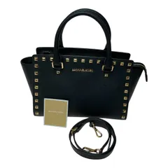 ◎◎MICHAEL KORS マイケルコース 2WAYショルダーバッグ ハンドバッグ スタッズ ブラック