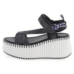 Chloé サンダル Chloe (クロエ) Fabric Platform Sandals CHC23U870Y400139W