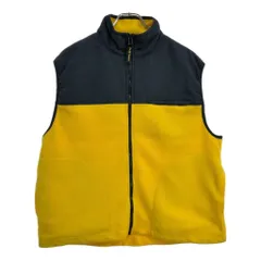 00年代 OLD NAVY オールドネイビー フリースベスト イエロー(メンズ M)中古 古着 V1121