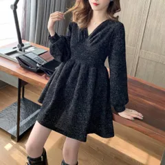 ワンピース ワンピ ミニワンピ ドレス 長袖 レディース