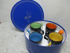 未使用保管品　pieroth　マグカップ＆スプーン４個セット　ピーロート　コーヒーカップ