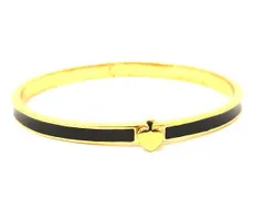 kate spade ケイトスペード ブレスレット バングル アクセサリー ゴールド系×ブラック系 DG1308