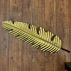 【廃盤品】KARE カレ リーフゴールド ウォールデコレーション ドイツ 92cm ◎