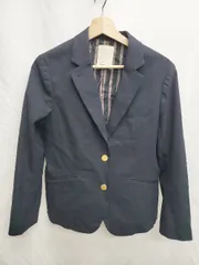◇ ⊇ NOMBRE IMPAIR ノンブル アンペール 長袖 テーラード ジャケット サイズ1 ダークネイビー系 レディース P  【1409090027505】のサムネイル