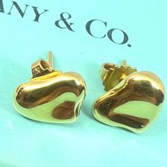 Tiffany&Co.  ティファニー  フル ハート ピアス K18 3.0g