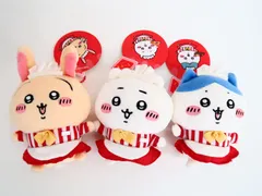 3点セット ちいかわ・うさぎ・ハチワレ ちいかわレストラン ホール担当なマスコット