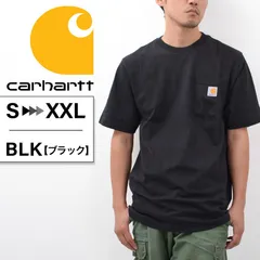 Carhartt カーハート K87 Tシャツ メンズ 半袖 ポケット付き ヘビーウェイト BLK ブラック 各サイズあり【新品・正規品】