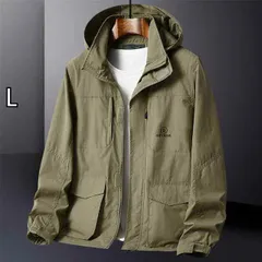 [L]秋冬 コーデ メンズ  服 シンプル ファッション オシャレ 大人 かっこいい 大きいサイズ ストリート 紳士服 マルチ ポケット ジャケット アウター ミリタリー ワークウェア アウトドア カジュアル アサルト 速乾 