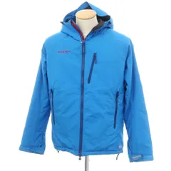【中古】マムート Mammut ポリエステル WINDSTOPPER PRIMALOFT 中綿ブルゾン シェルジャケット ブルー【サイズS】【メンズ】のサムネイル