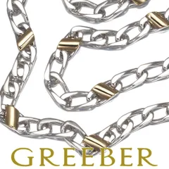 ティファニー チェーンネックレス フラットリンク コンビカラー 40cm