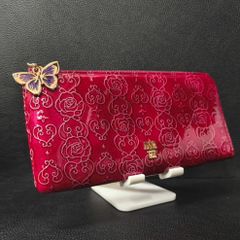 新品未使用ANNA SUI(アナスイ) ローズハート マルチケースレッドバラ柄
