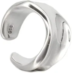 orris7 シルバー 925 イヤーカフ 穴なし フェイク ノン ホール イヤリング プレーン イヤーカフス ピアス メンズ レディース( シルバー,  freee)