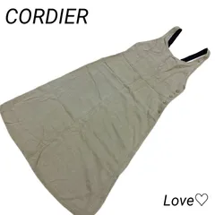 CORDIER ひざ丈ワンピース Ｕネック ノースリーブ 日本製 s0のサムネイル