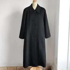 美品 バルマン BALMAIN☆ カシミヤ100% ロングコート 9 日本製 黒