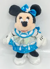 東京ディズニーリゾート ぬいぐるみバッジ CHRISTMAS FANTASY ミニー(白水色ラメ)/Mickey's Magical Xmas Tree 2005