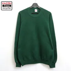 90s USA製 vintage JERZEES 無地 スウェット トレーナー メンズ 表記XLサイズ