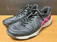 asics アシックス スニーカー TGJ051 24.0cm ブラック ピンク