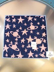 【未使用・新品】【公式正規取扱い】Vivienne Westwood（ヴィヴィアンウエストウッド）ORBS AND STARS タオルハンカチ 星モチーフ ギフト プレゼント