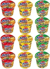 【組み合わせ自由】エースコック スーパーカップ 食べ比べアソートセット 3種12食（鶏ガラ醤油、成熟味噌、濃コクとんこつ）のサムネイル