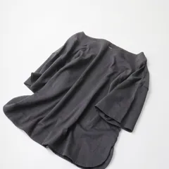 アデュートリステス ADIEU TRISTESSE コットン チュニックプルオーバーカットソー /チャコール【2400013488518】のサムネイル