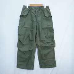 M65カーゴパンツ 実物 スモールショート 美品 S-S M-65 72年 ライナー付 米軍実物 カーゴパンツ スモール