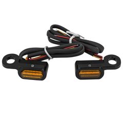 【人気商品】2014-2024 ストリートグライド用 ロードグライド ツーリング ソフテイル用 ハーレー 小型 ランプ ライト ランニング 2016-2017 インジケーター ターンシグナル ウインカー ウインカー 黒 ミニ LED バイク HCmotorku
