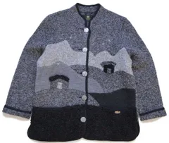 オーストリア王室御用達 GIESSWEIN アルパカ混ウール チロリアンコート allwerk 鹿角ボタン チロリアン ウール×カシミヤ ステンカラー