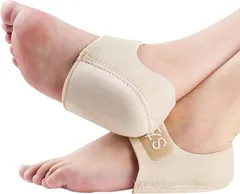 HST factory かかとサポーター 女性医師監修 薄型 軽症の方向け かかと保護 踵クッション(ベージュ 通気口なし,  L)