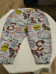 f.o.kids 裏起毛総柄パンツ　r520045