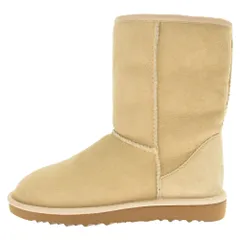UGG (アグ) W CLASSIC SHORT　裏ボア　スウェードクラシックショートブーツ　ベージュ　レディース　サンド