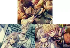 【中古】キャラカード [単品] 矢代＆淡雪＆露草 L判ブロマイド3枚セット 「Switchソフト 泡沫のユークロニア アニメガ×ソフマップ限定セット」 同梱特典