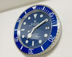 新品 ロレックス サブマリーナ 青 掛け時計 置き時計-MM輸入