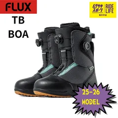 【ムラスポ公式】FLUX　フラックス　TB BOA（ブラック）　25-26　NEW　ユニセックス　ブーツ　スノーボードのサムネイル