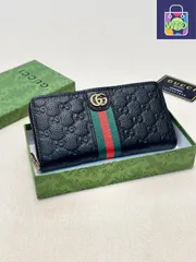 【今日特価】Gucci グッチ シングルジッパーハンドウォレットシリーズ 頭層牛皮プレス柄を採用し質感に優れる