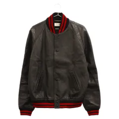 SAINT LAURENT PARIS (サンローランパリ) 17SS Leather Teddy Jacket 464092 シープスキンテディジャケット ブルゾン ブラックのサムネイル