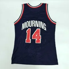【古着GAME TOPSCHAMPIONUSA ユニフォーム紺48】チャンピオンバスケットボールアメリカ代表PRICE5LASTDANCEドリームチーム Champion USA BASKETBALL TEAM/チャンピオン アメリカ代表