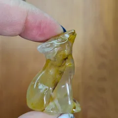 ゴールデンヒーラー✨オオカミ✨カービング✨