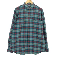 古着 ラルフローレン Ralph Lauren POLO COUNTRY ポロカントリー 長袖 ウエスタンヘビーネルチェックシャツ メンズL相当/eaa476730
