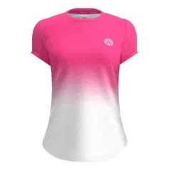 BIDI BADU(ビディバドゥ) ジュニア(ガールズ) CREW グラディエントゲームシャツ 「定番」 G1620002-PKWH ピンク×ホワイト(23y2mテニス)【メール便発送】(310519809)