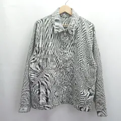 ◇ ⊇ GLOBAL WORK グローバルワーク 総柄 長袖 ジャケット サイズM グレー系 メンズ E  【1504240028361】