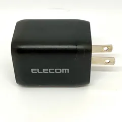 I【HY】O【中古品】ELECOM エレコム AC充電器 3ポート USB-C×2 USB-A×1 65W PD対応 PPS対応 折りたたみ式プラグ GaN採用 ブラック MPA-ACCP4465BK[定形外郵便、送料無料]HY002