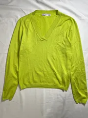 【213329】ZARA ザラ  ニット　セーター　長袖　L  ・ ライトグリーン