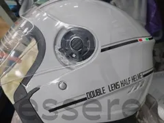 バイクヘルメット フルフェイス ヘルメット ダブルミラーデザイン オートバイ用 シールド付 ハーフ スポーティー UVカット グレーのサムネイル