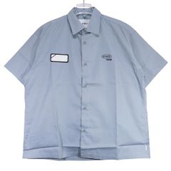 新品 WTAPS ダブルタップス 24SS REPO/SS/CTPL.TWILL.PRTC 241CWDT-SHM07 リポ ショート スリーブ シャツ コットン ポリエステル ツイル プロテクト グレー 半袖 サイズ02(M) jun